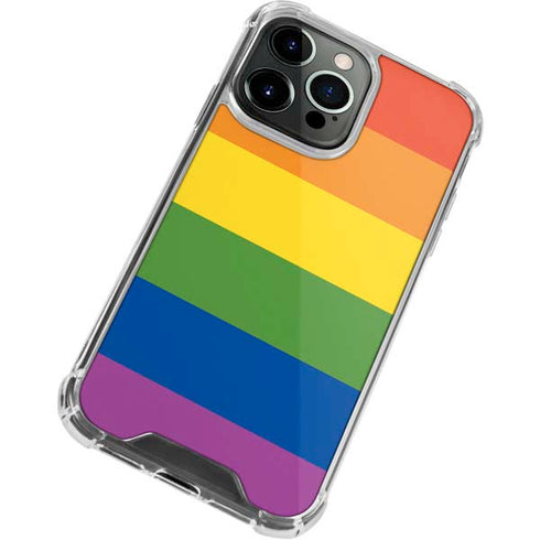The Rainbow Flag iPhone 13 Pro Clear Case