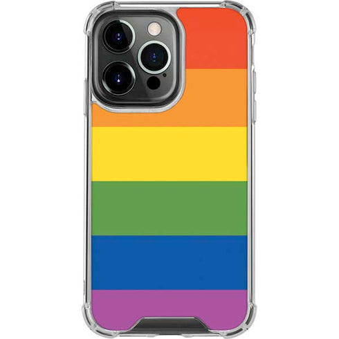 The Rainbow Flag iPhone 15 Pro Clear Case