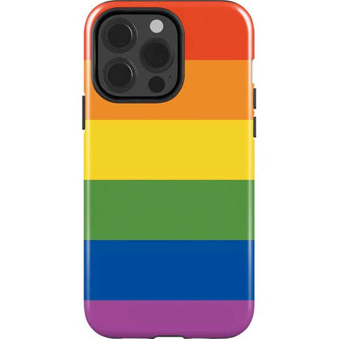 The Rainbow Flag iPhone 15 Pro Impact Case