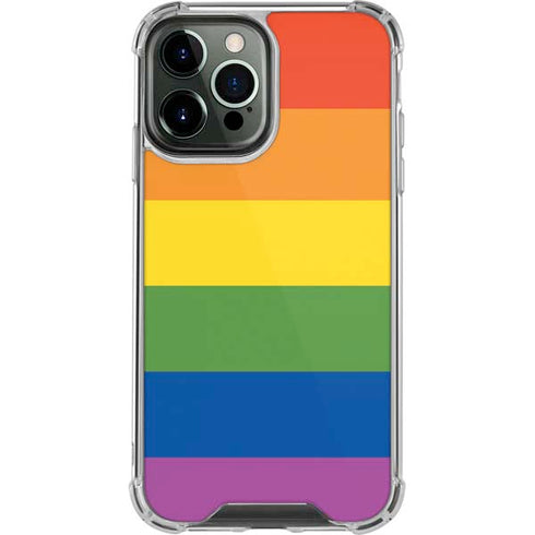The Rainbow Flag iPhone 15 Pro Max Clear Case