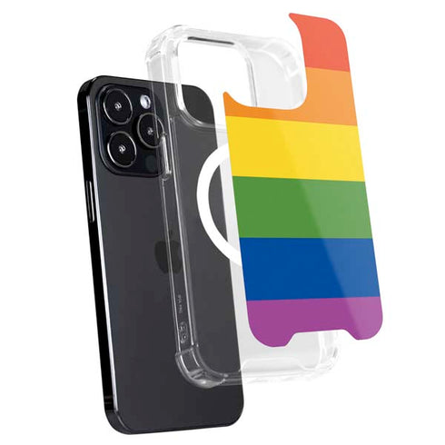 The Rainbow Flag iPhone 14 Pro Max MagSafe Case