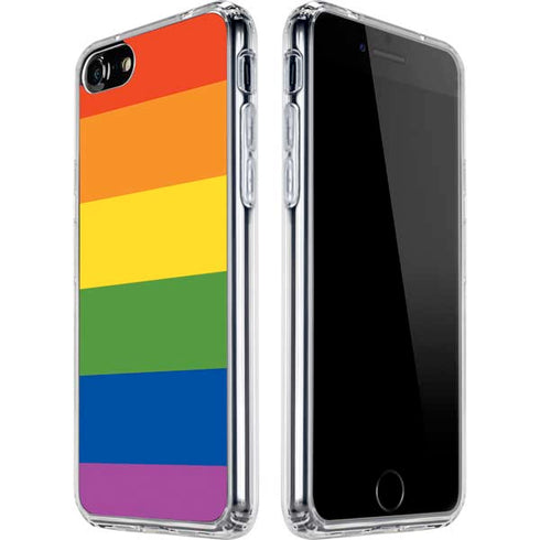 The Rainbow Flag iPhone SE (2nd & 3rd Gen) Clear Case