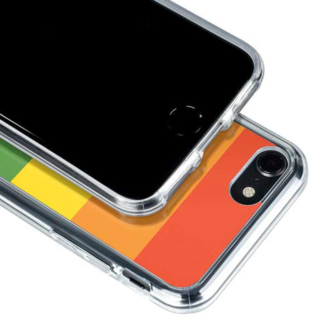 The Rainbow Flag iPhone SE (2nd & 3rd Gen) Clear Case