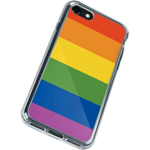 The Rainbow Flag iPhone SE (2nd & 3rd Gen) Clear Case