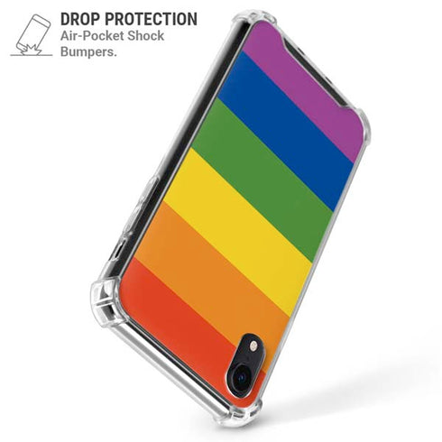 The Rainbow Flag iPhone XR Clear Case