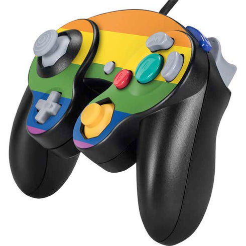 The Rainbow Flag Nintendo GameCube Controller Skin