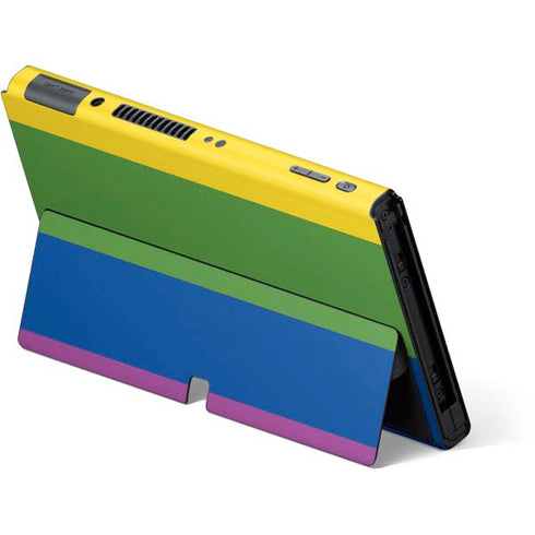 The Rainbow Flag Nintendo Switch OLED (2021) Skin