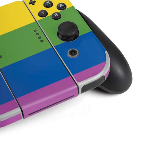 The Rainbow Flag Nintendo Switch OLED (2021) Skin