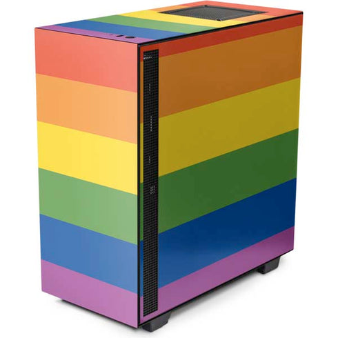 The Rainbow Flag NZXT H510 Compact ATX Mid-Tower Case Skin