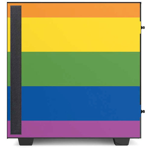 The Rainbow Flag NZXT H510 Compact ATX Mid-Tower Case Skin
