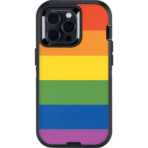 The Rainbow Flag Otterbox Defender iPhone Skin