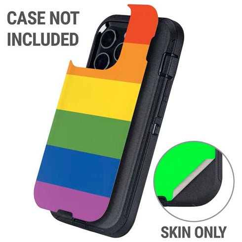 The Rainbow Flag Otterbox Defender iPhone Skin