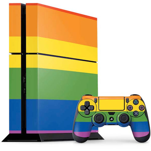 The Rainbow Flag PS4 Console and Controller Bundle Skin