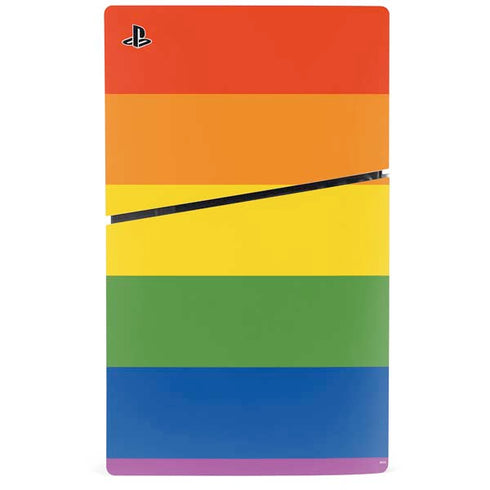The Rainbow Flag PS5 Slim Disk Bundle Skin