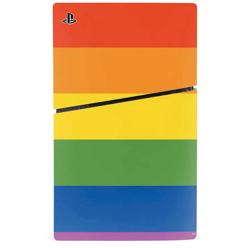 The Rainbow Flag PS5 Slim Disk Console Skin
