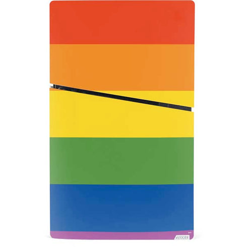 The Rainbow Flag PS5 Slim Digital Edition Bundle Skin