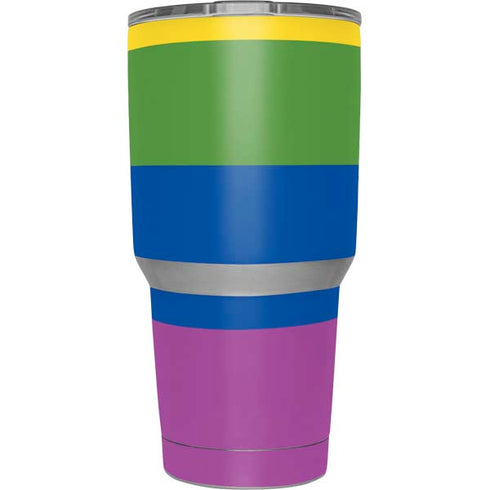 The Rainbow Flag Yeti 30oz Rambler Tumbler Skin