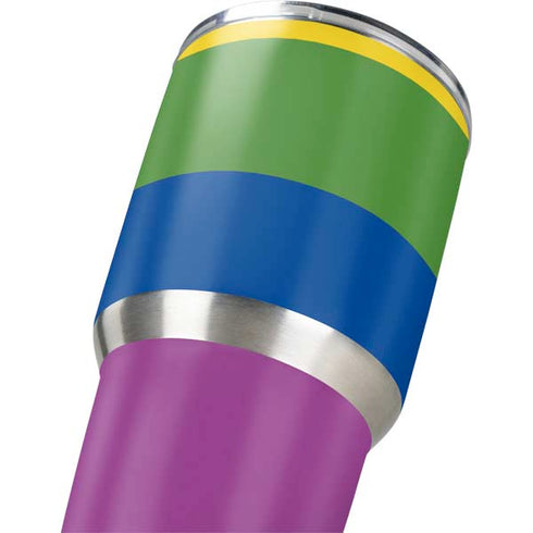 The Rainbow Flag Yeti 30oz Rambler Tumbler Skin
