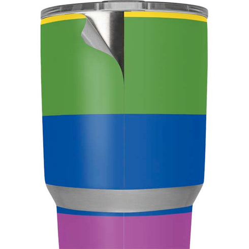 The Rainbow Flag Yeti 30oz Rambler Tumbler Skin