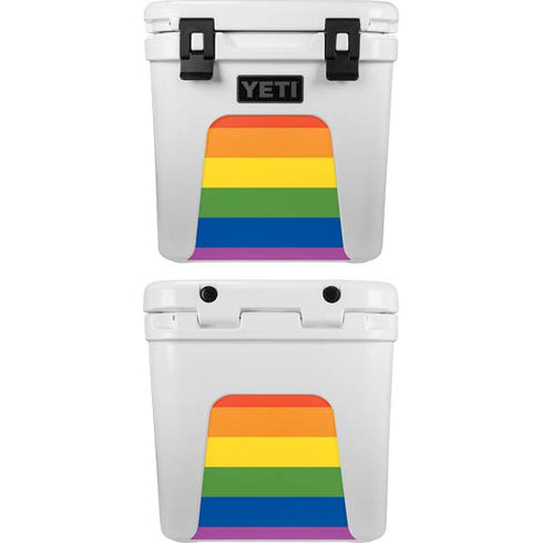 The Rainbow Flag YETI Roadie 24 Hard Cooler Skin
