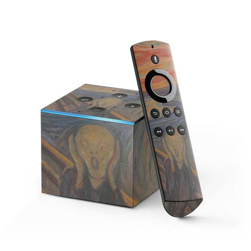 Edvard Munch The Scream Fire TV Cube Skin