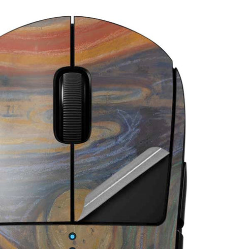 Edvard Munch The Scream G Pro Wireless Gaming Mouse Skin