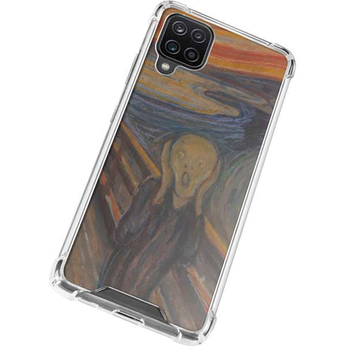 Edvard Munch The Scream Galaxy A12 Clear Case