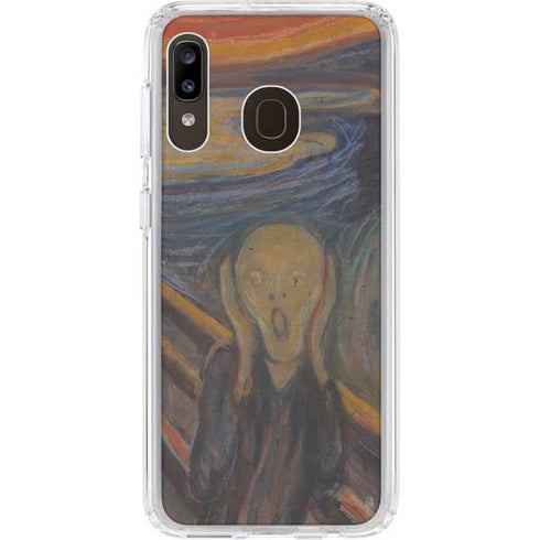 Edvard Munch The Scream Galaxy A20 Clear Case