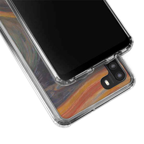 Edvard Munch The Scream Galaxy A21 Clear Case