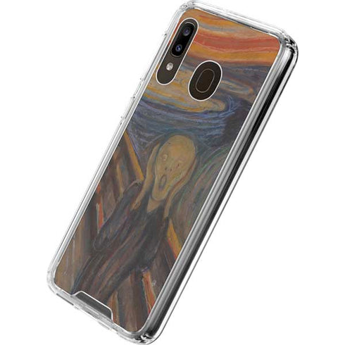Edvard Munch The Scream Galaxy A30 Clear Case