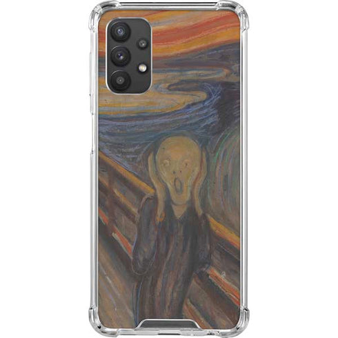 Edvard Munch The Scream Galaxy A32 5G Clear Case