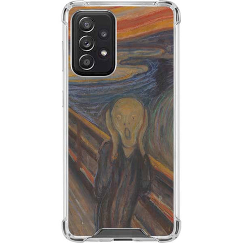 Edvard Munch The Scream Galaxy A52 5G Clear Case