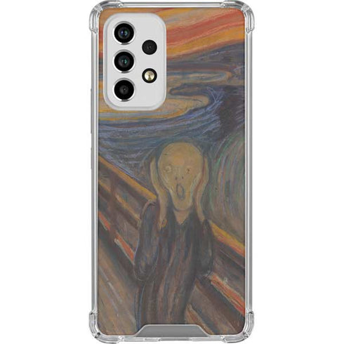 Edvard Munch The Scream Galaxy A53 5G Clear Case