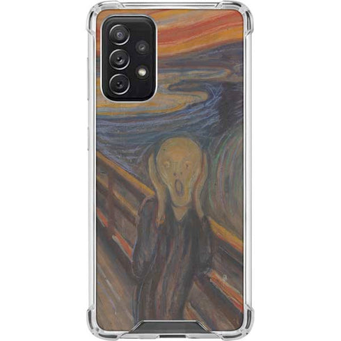 Edvard Munch The Scream Galaxy A72 5G Clear Case