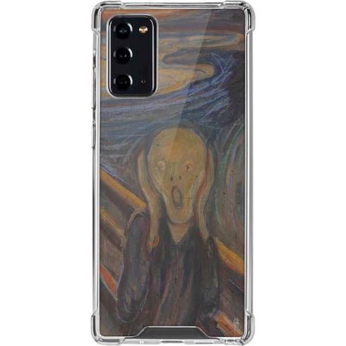 Edvard Munch The Scream Galaxy Note20 5G Clear Case