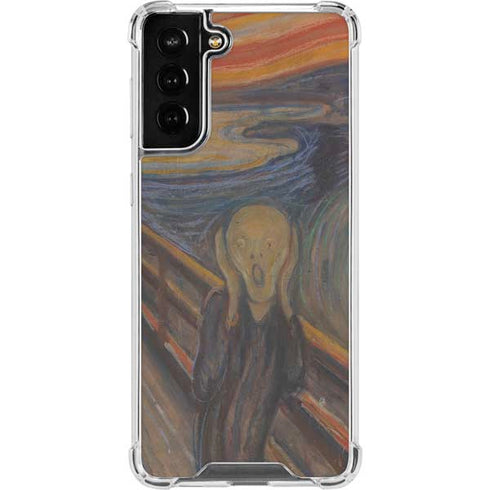 Edvard Munch The Scream Galaxy S21 FE Clear Case