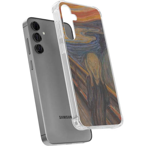 Edvard Munch The Scream Galaxy S24 Plus Clear Case