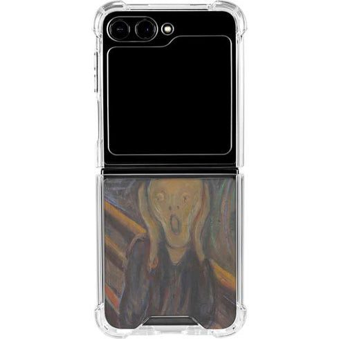 Edvard Munch The Scream Galaxy Z Flip5 5G Clear Case