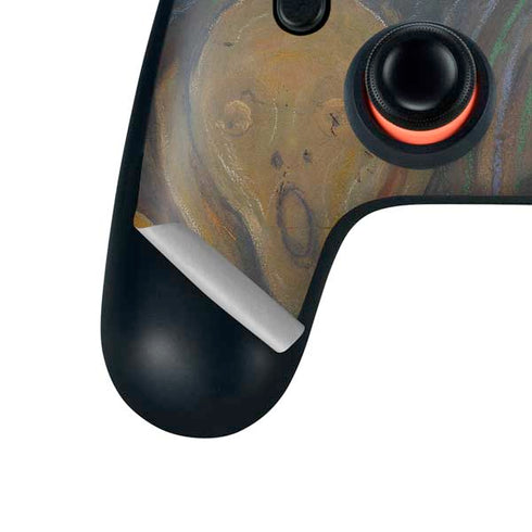 Edvard Munch The Scream Google Stadia Controller Skin