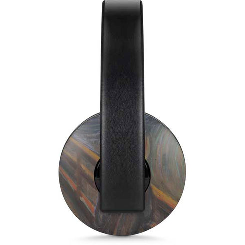 Edvard Munch The Scream PlayStation 4 Gold Wireless Headset Skin