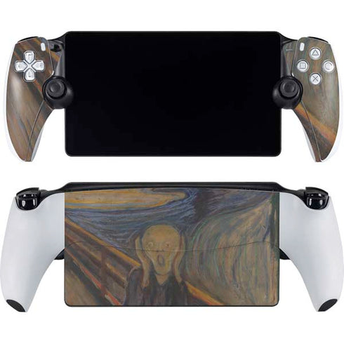 Edvard Munch The Scream PlayStation Portal Remote Player Skin