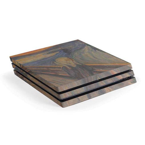 Edvard Munch The Scream PS4 Pro Console Skin