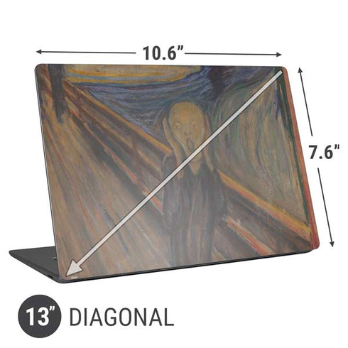Edvard Munch The Scream Universal Laptop 13in (10.6 x 7.6in) Skin