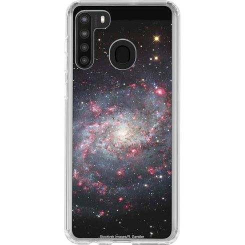 The Triangulum Galaxy Galaxy A21 Clear Case