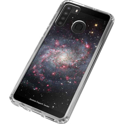 The Triangulum Galaxy Galaxy A21 Clear Case