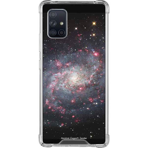 The Triangulum Galaxy Galaxy A71 5G Clear Case