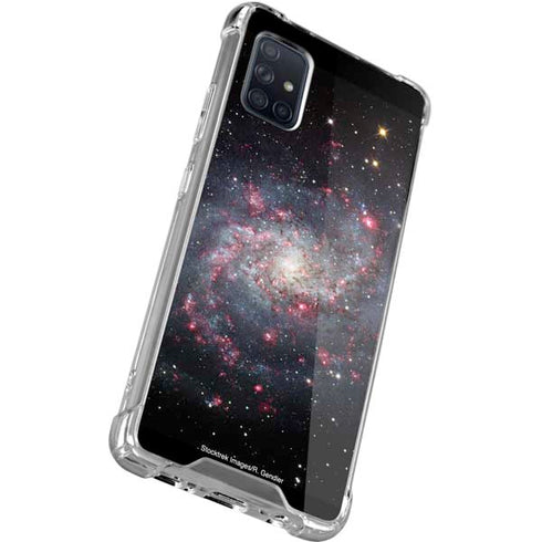 The Triangulum Galaxy Galaxy A71 5G Clear Case