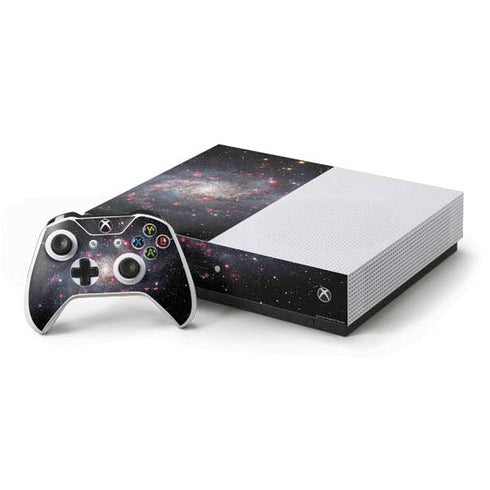 The Triangulum Galaxy Xbox One S Console and Controller Bundle Skin