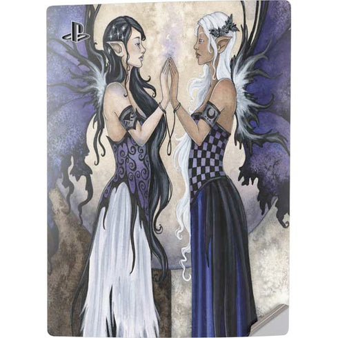 Amy Brown The Two Sisters PS5 Digital Edition Console Skin