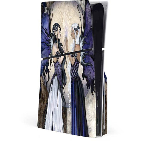 The Two Sisters by Amy Brown PS5 Slim Disk Console Skin